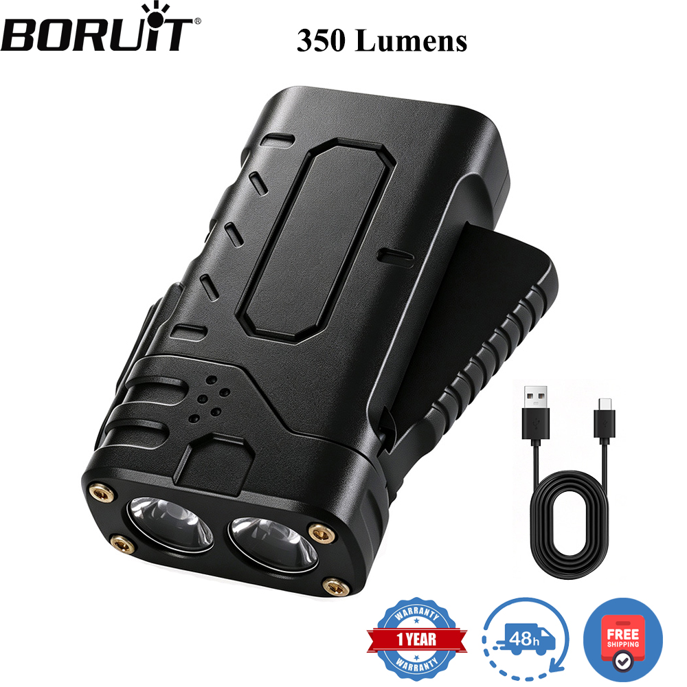 Outdoor Sport Lights - BORUIiT Ręczna latarka LED EDC z
