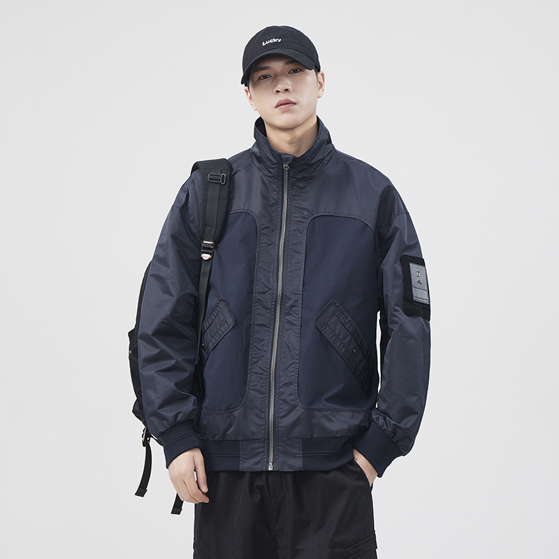 Outdoor Sport Brand Jacket - Modna markowa kurtka casualowa męska Splice