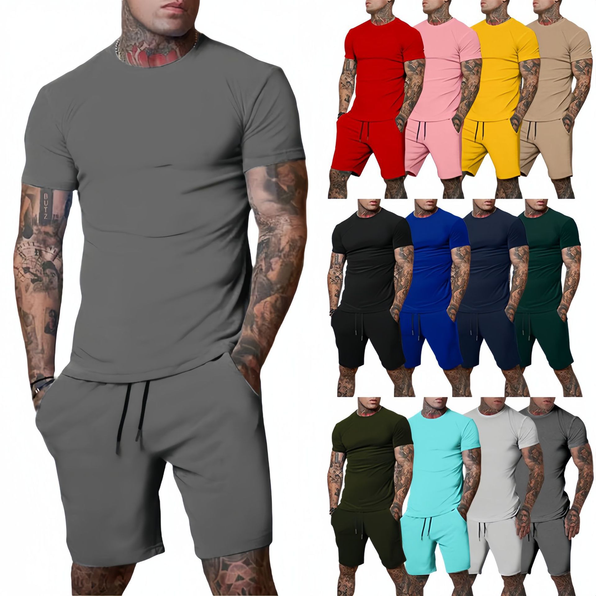 Outdoor Sports Outfit - Modny i swobodny letni strój sportowy