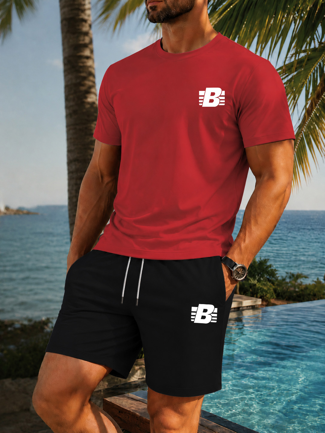 Męski 2-częściowy dres sportow – Outdoor Sports Outfit recenzja i cena