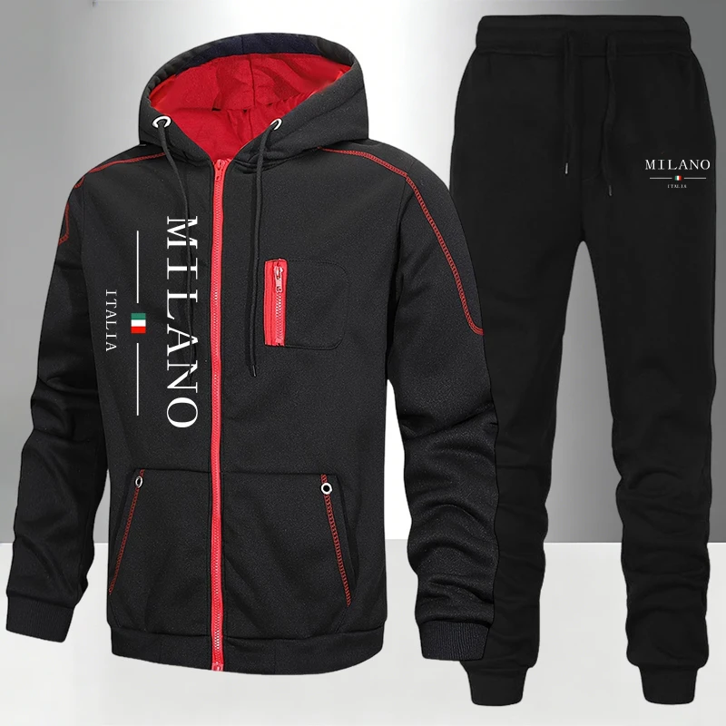 Włoski Zestaw Męski/Kurtka/Spo – Outdoor Sports Outfit recenzja i cena